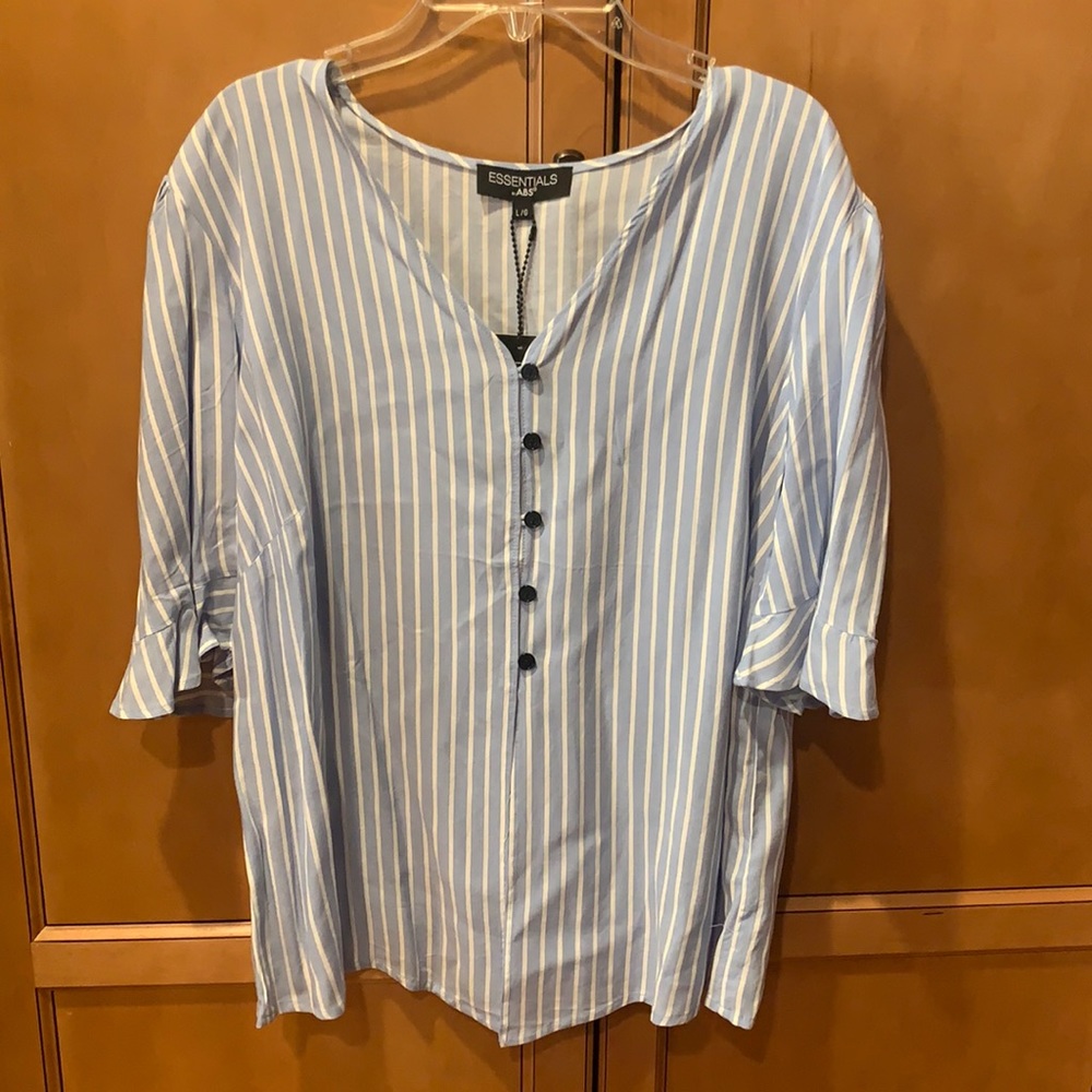 Button down or tie blouse New with tags!